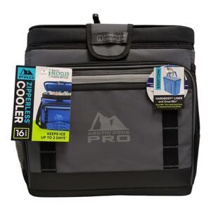 Graphite - Arctic Zone Pro 16 Can Zipperless Cooler with Hardbody Liner and Smar